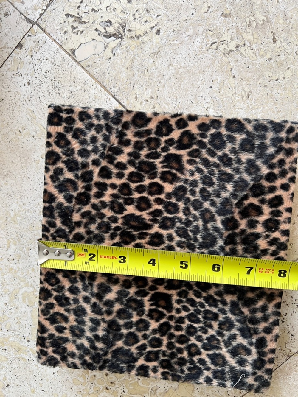 NWT Leopard Print Faux Fur Picture Frame Photo Album Set Animal Print Decor - Picture 7 of 11